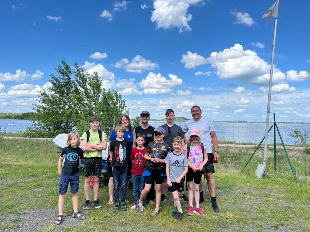 Die Teilnehmer am Jugendtrainingslager