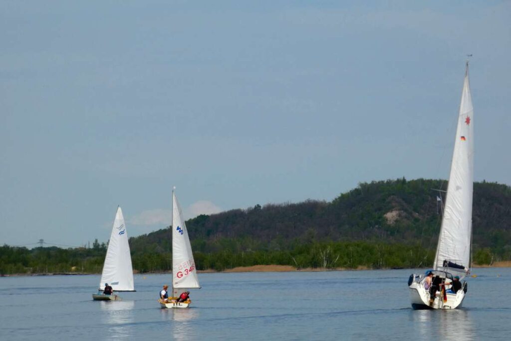 Ansegeln und Geschwaderfahrt